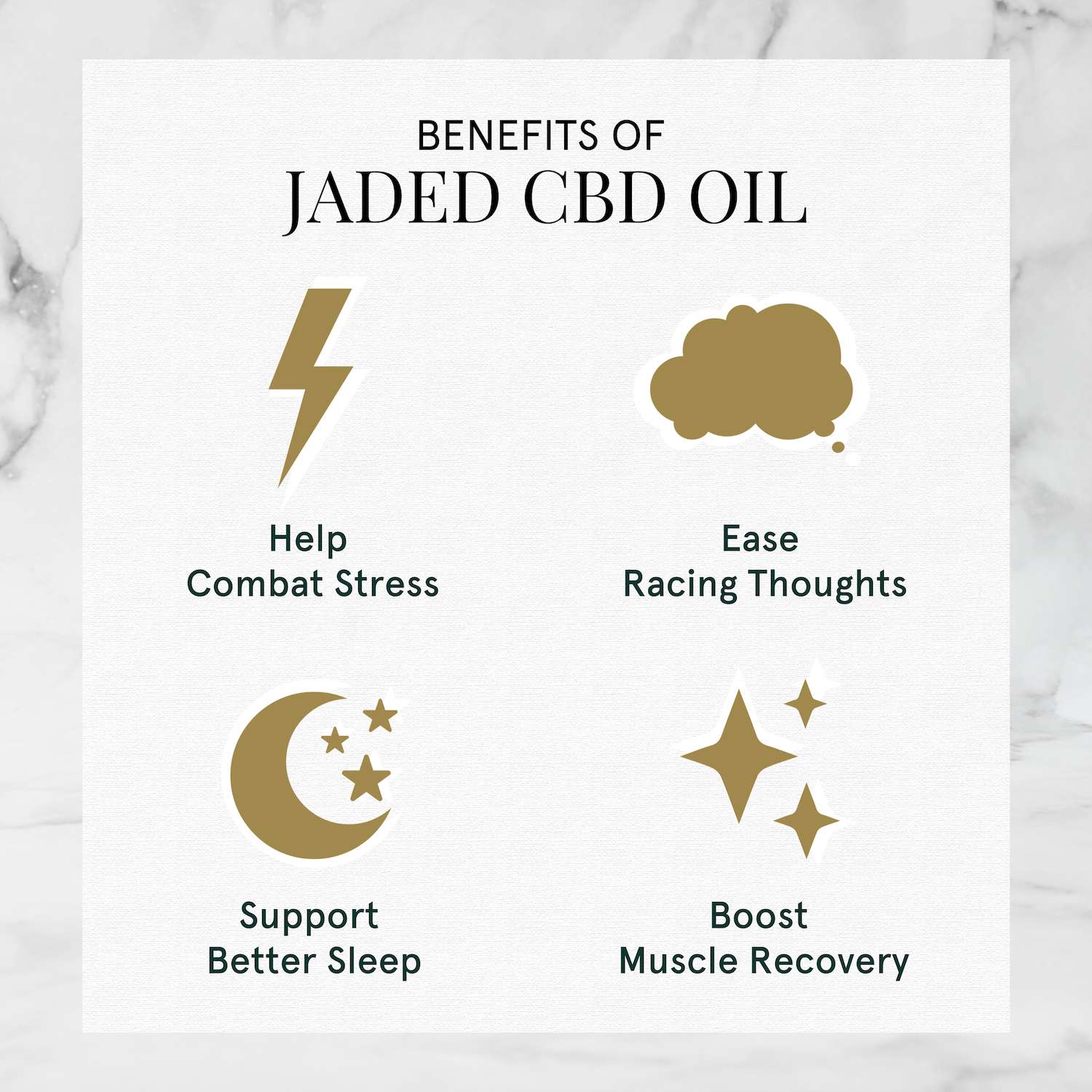 Benefits of JADED Vegan CBD Oil