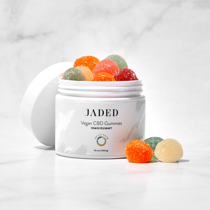 JADED Vegan CBD Gummies Mixed Pack 30 count Jar