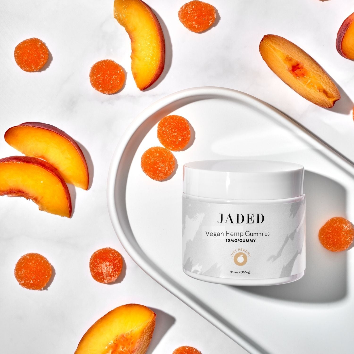 Jaded Vegan Gummies Peach Ingredients