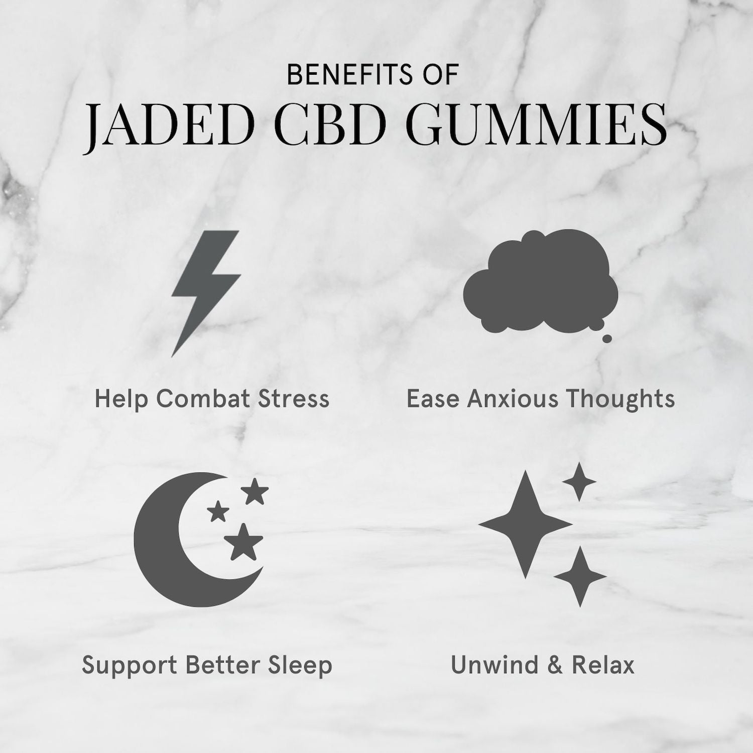 Benefits of JADED Vegan CBD Gummies